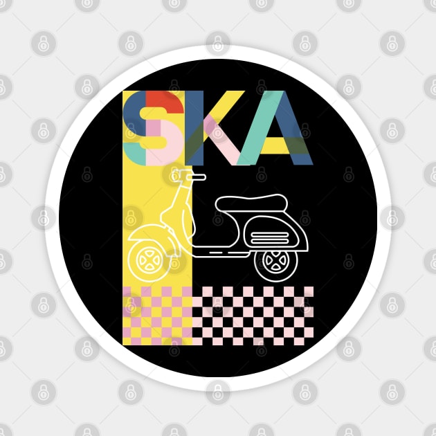 Ska Future,Ska Past Magnet by J&S mason